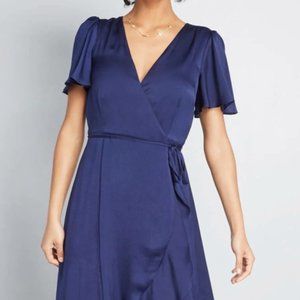 Brand New Modcloth Stunning Wonder Maxi Wrap Dress